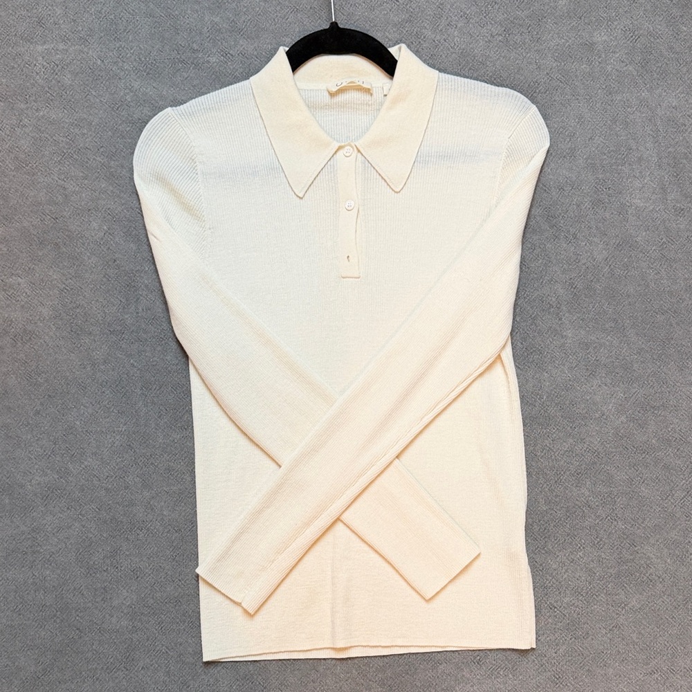 Oyun Ribbed Knit Polo, Size L